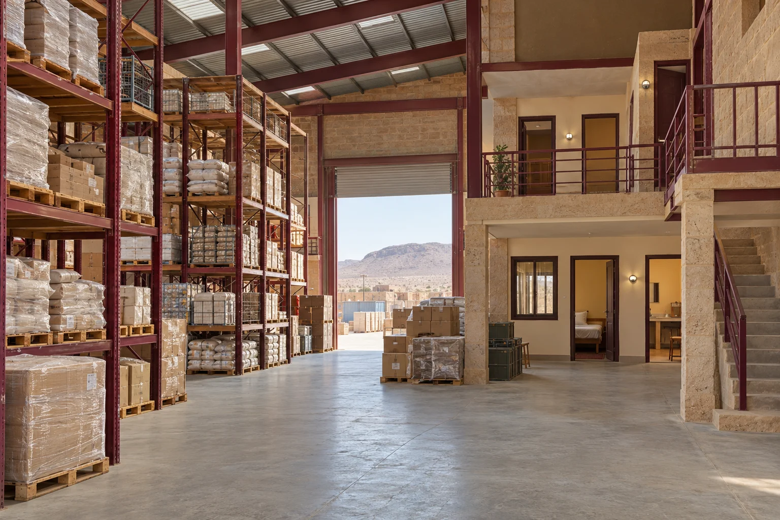 Business Warehouse in Berbera Interior View 2