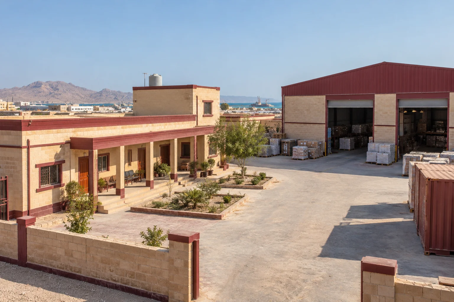 Business Warehouse in Berbera Office / Staff Area