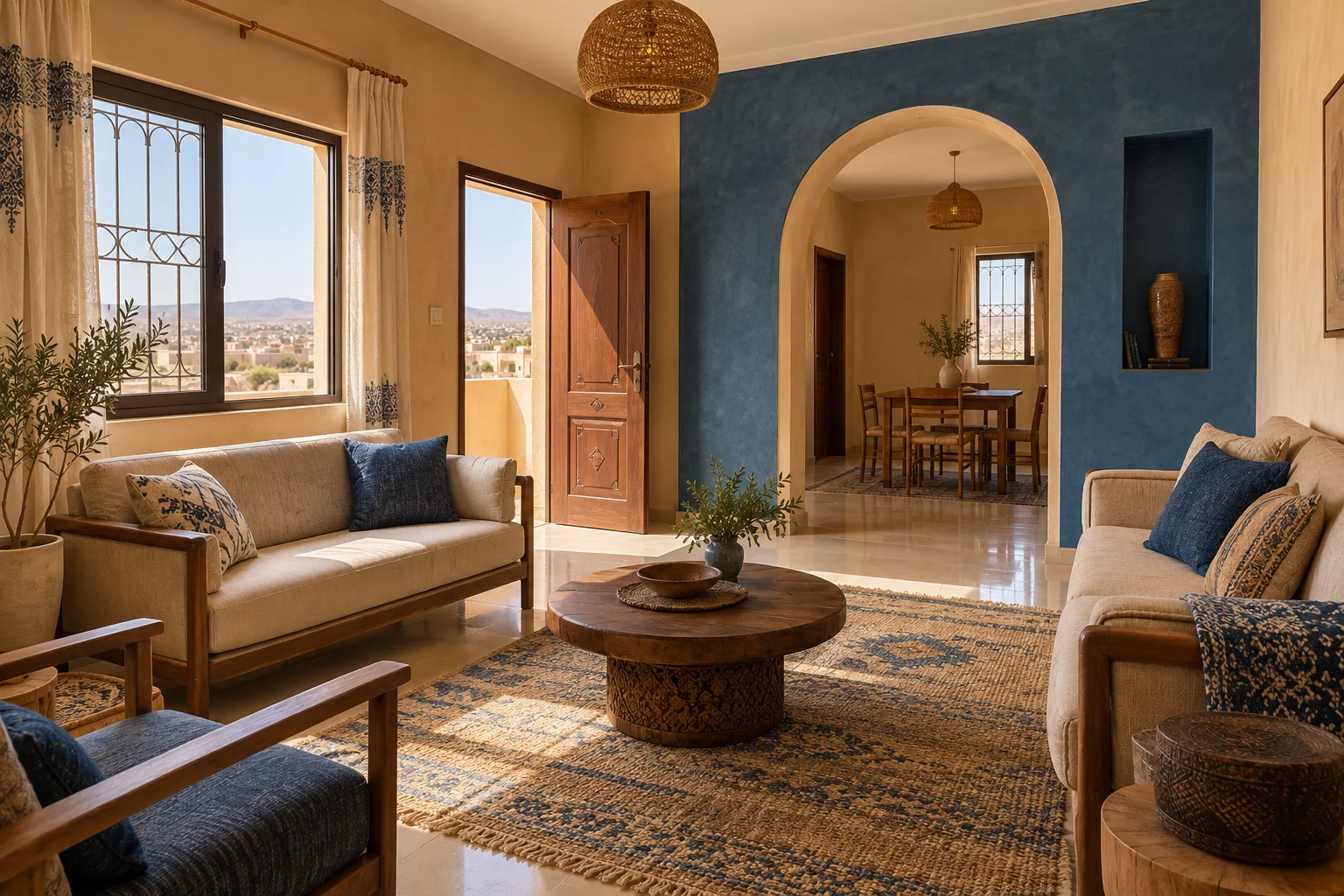 Modern Apartment in Borama Living Room