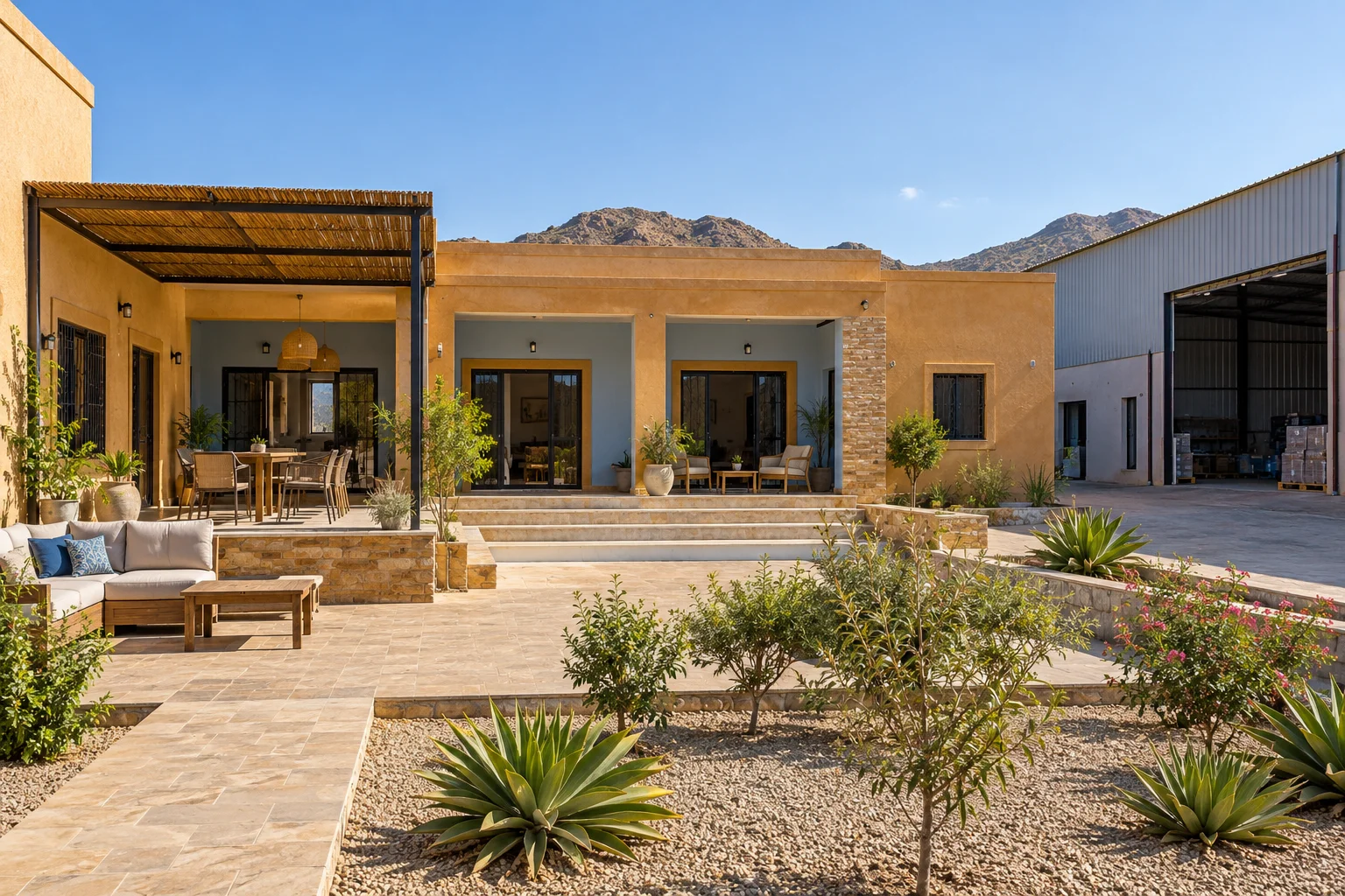 Modern Villa in Borama Wide View