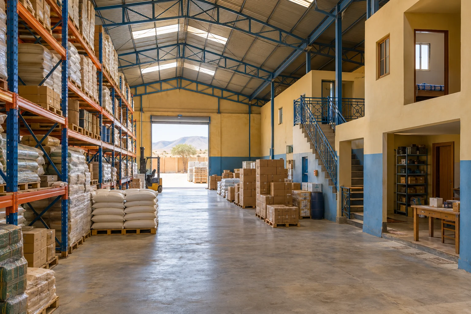 Warehouse Interior View 1