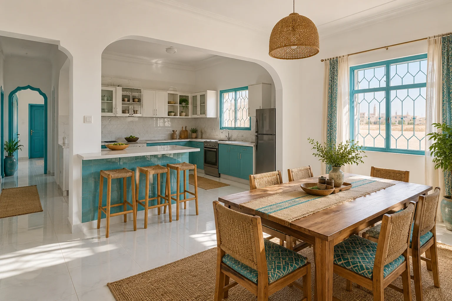 Modern Apartment in Burco Kitchen