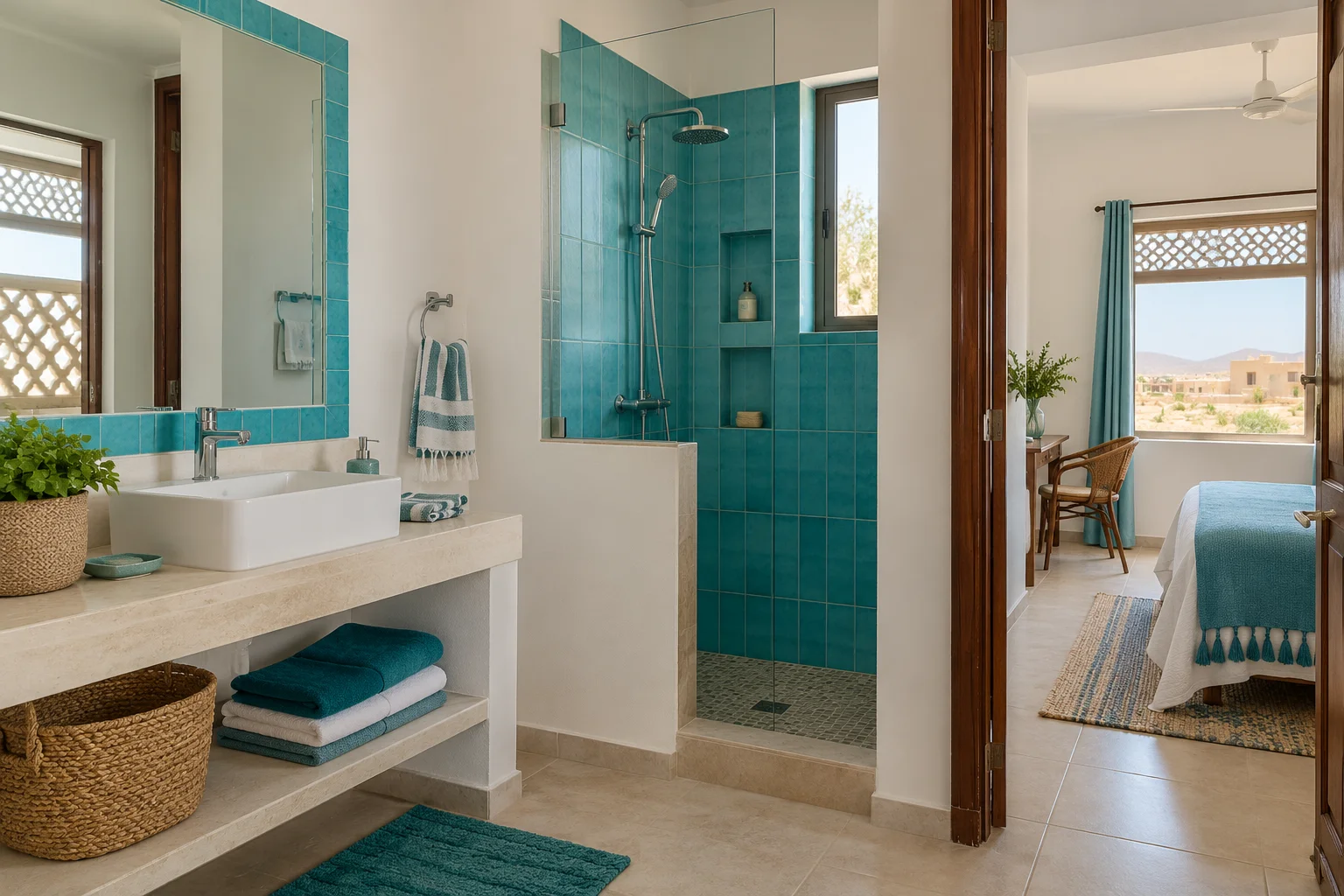 Modern Apartment in Burco Bathroom / Ensuite