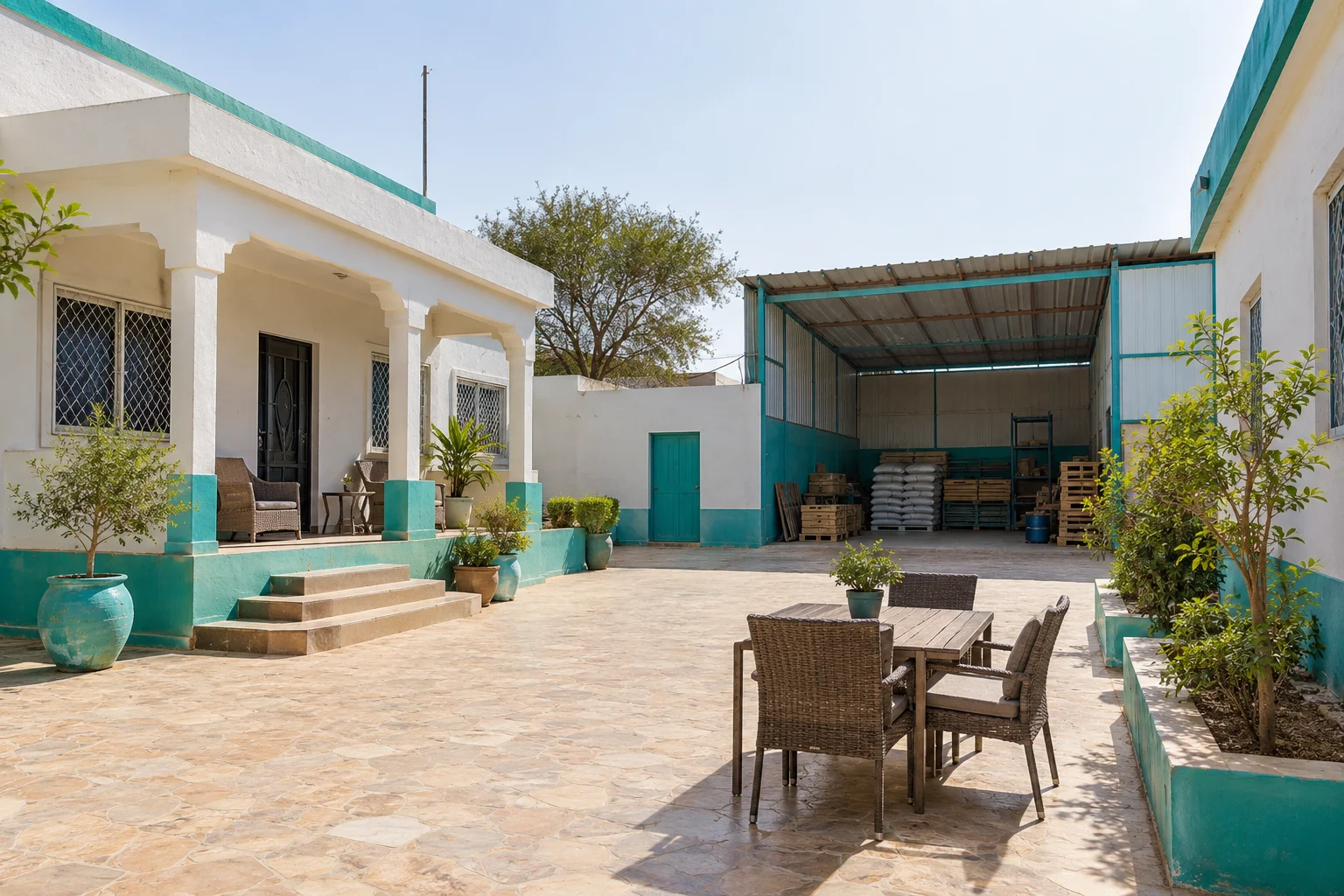 House Backyard / Compound