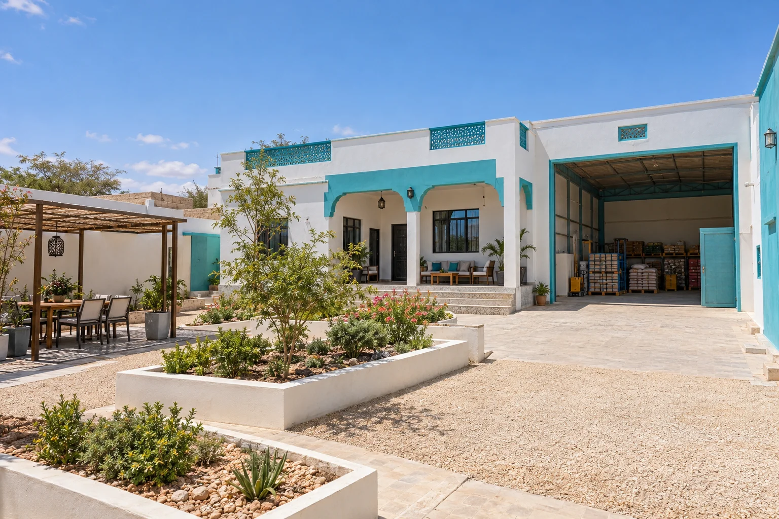 Modern Villa in Burco Wide View