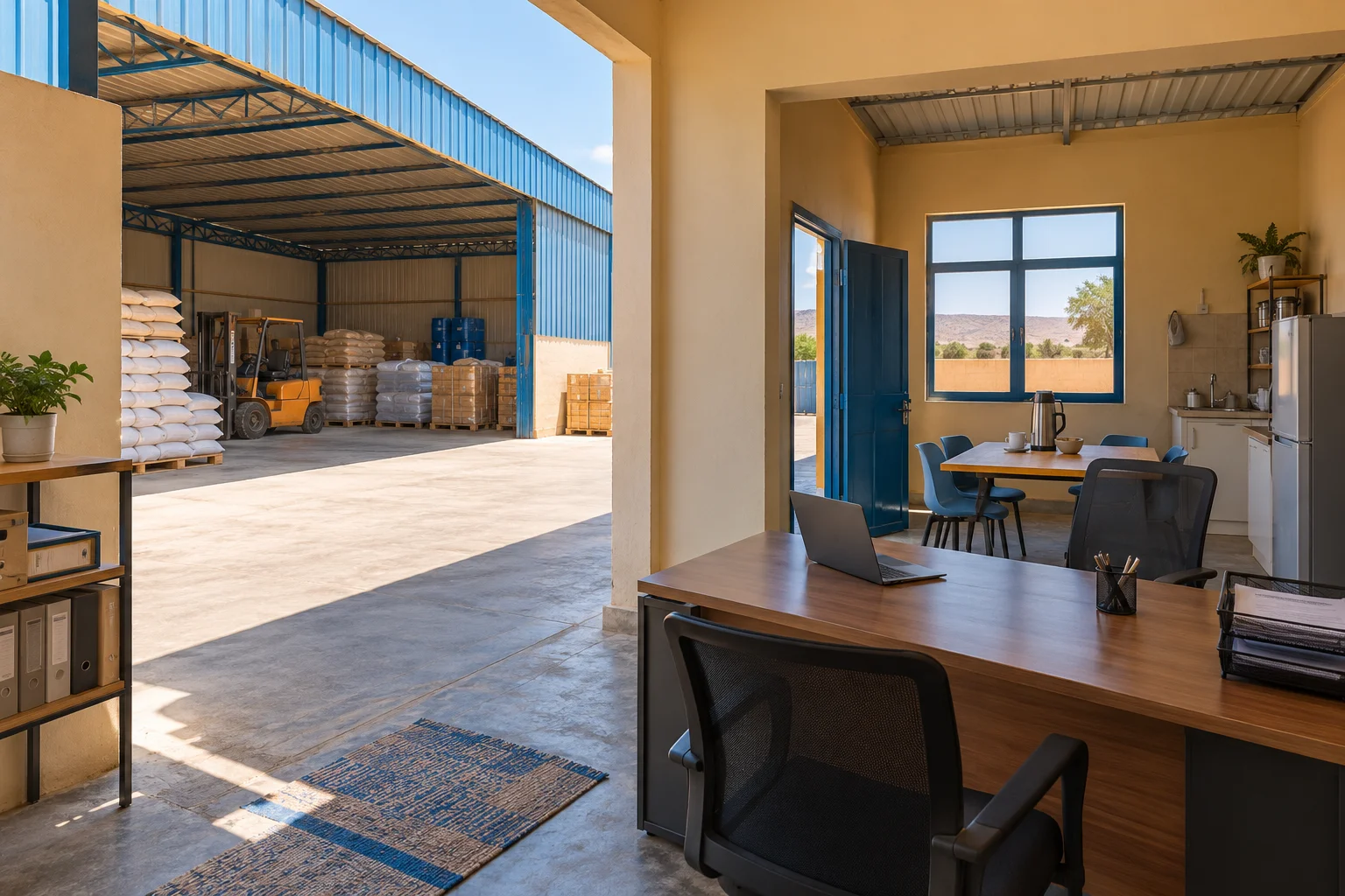 Business Warehouse in Burco Office / Staff Area