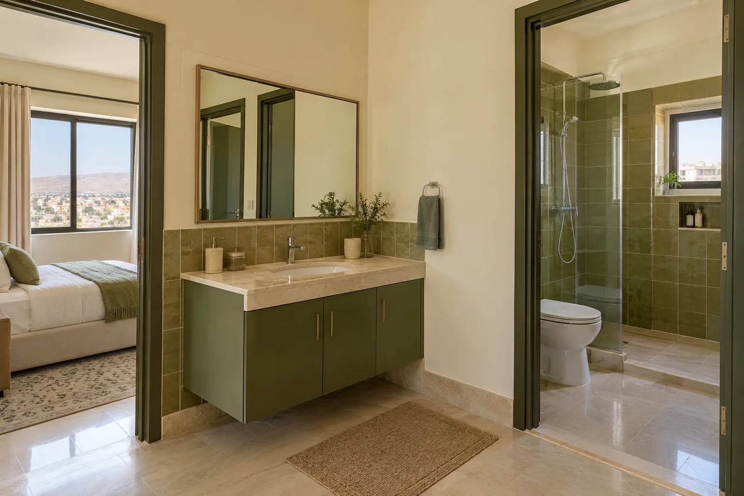 Modern Apartment in Hargeisa Bathroom / Ensuite