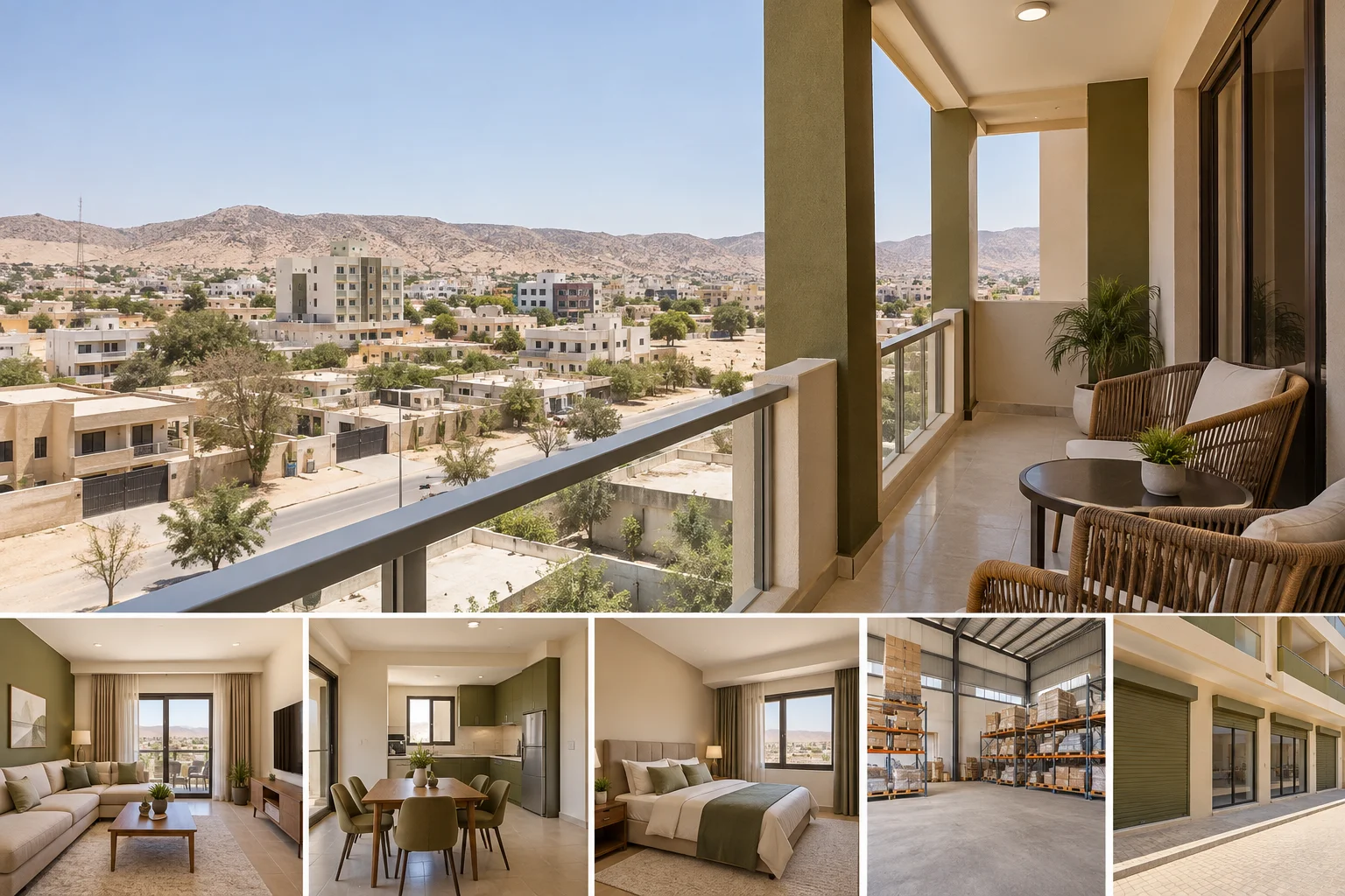Modern Apartment in Hargeisa Balcony / View