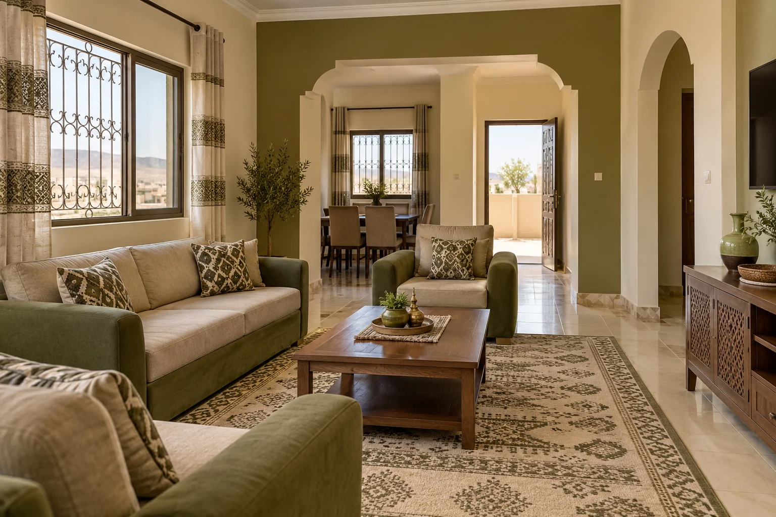 Family House in Hargeisa Living Room