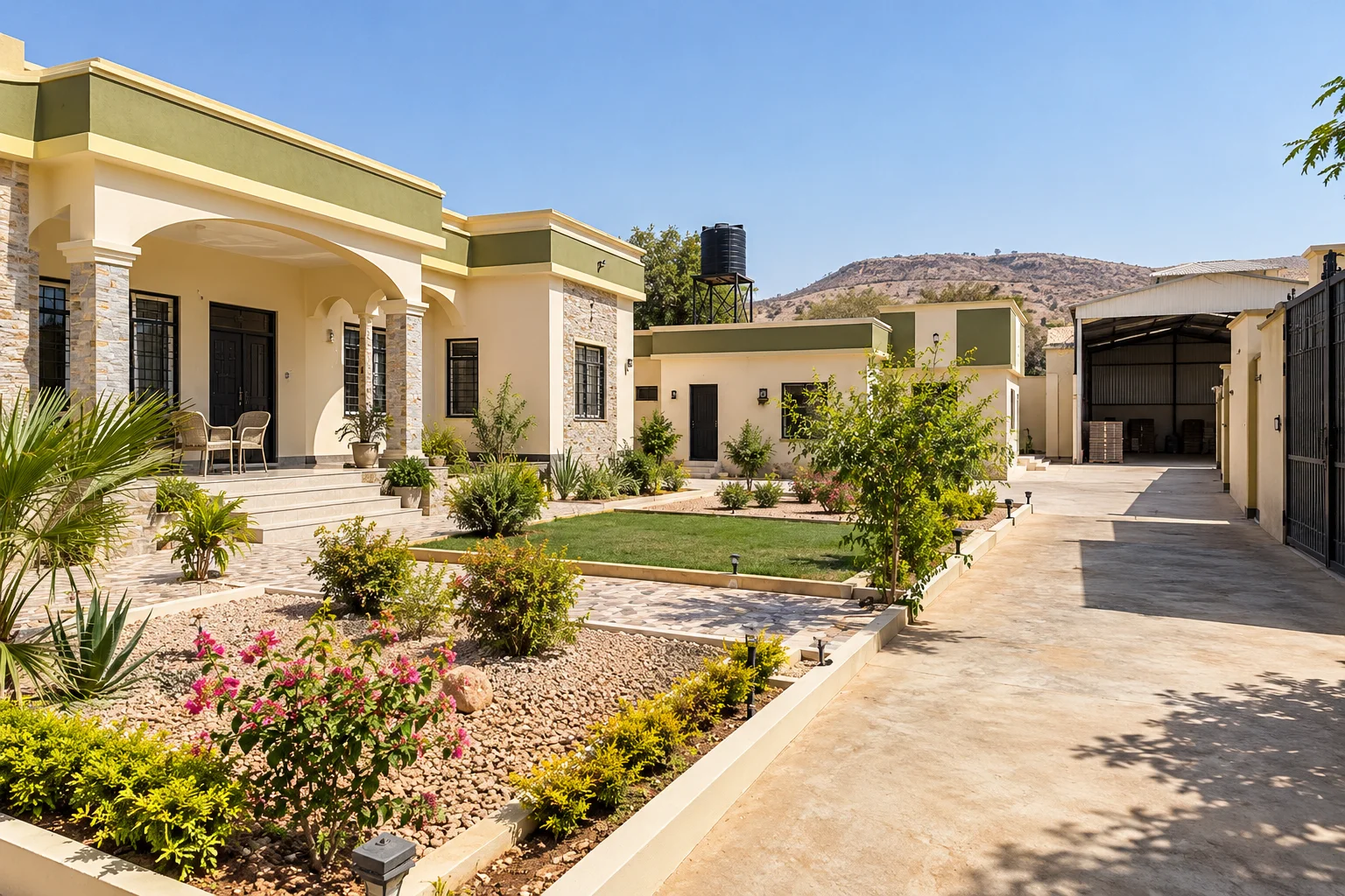 Villa Backyard / Compound