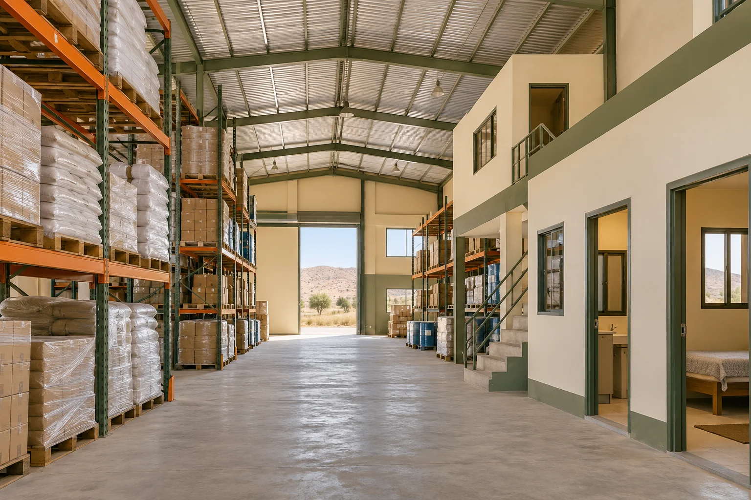 Business Warehouse in Hargeisa Interior View 2